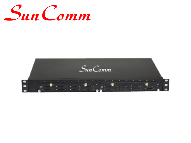 SC-1695AU-4G 4G LTE VoIP Terminal with 16 SIM  support VoLTE, 3G/WCDMA, 2G/GSM, SMA  connector